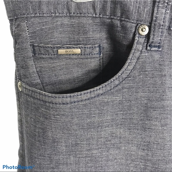 BOSS Hugo Boss blue heathered pants - Picture 6 of 11